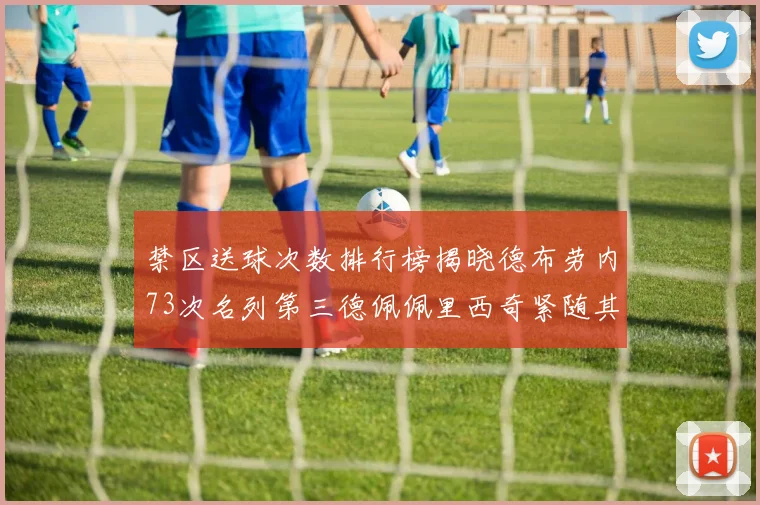 禁区送球次数排行榜揭晓德布劳内73次名列第三德佩佩里西奇紧随其后