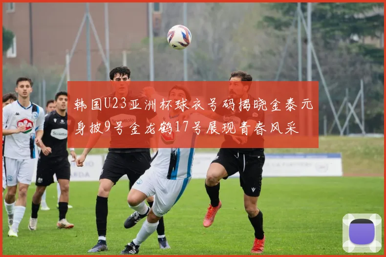 韩国U23亚洲杯球衣号码揭晓金泰元身披9号金龙鹤17号展现青春风采